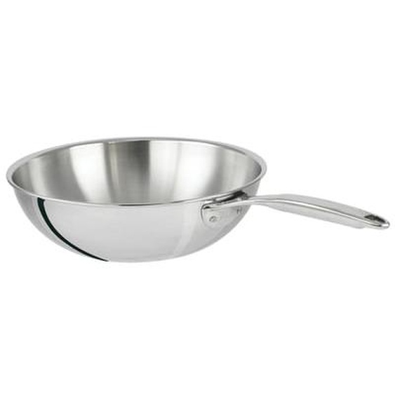 Wok  CastelPro fixe en inox