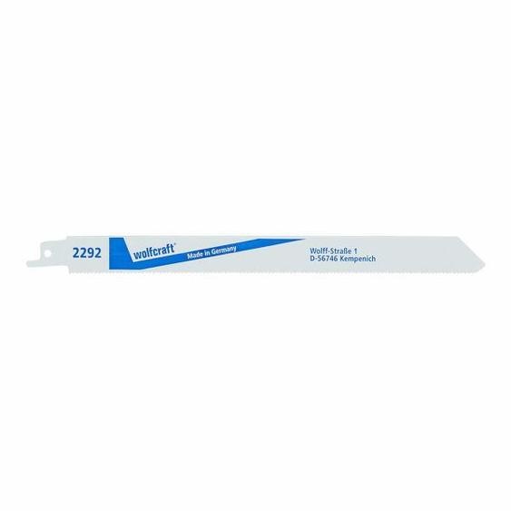 Wolfcraft 2292000 2 lames de scie sabre Longueur de la lame 228 mm 2 pces