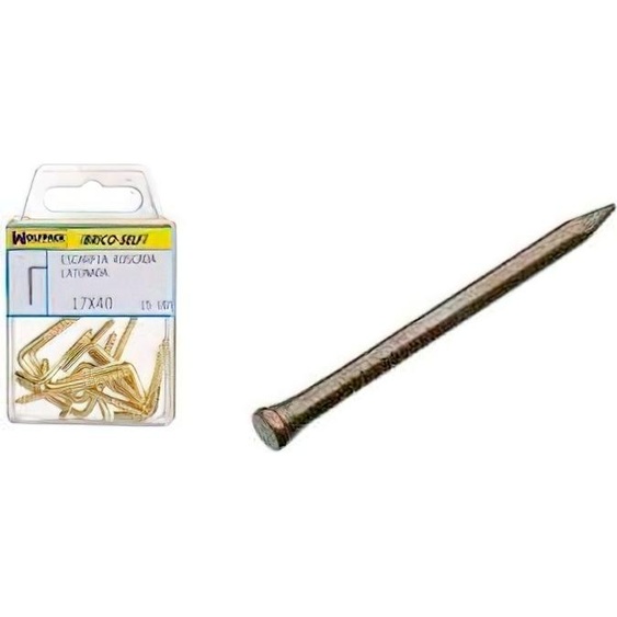 WOLFPACK LINEA PROFESIONAL - Pointe conique en acier cuivre 2,00x30 mm. 30 pièces.