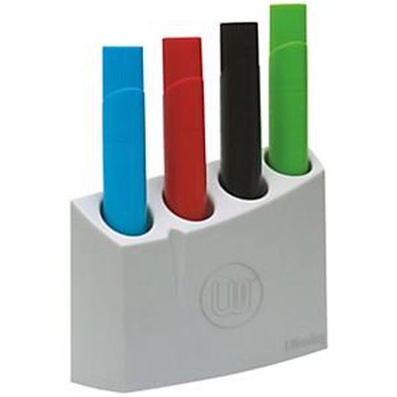 Wonday Porte-marqueurs magnétique rectangulaire - Gris