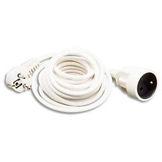 WONDAY Rallonge électrique lisse 5m Blanc GAE300162