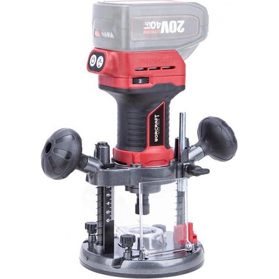 WORCRAFT CER-S20LiB Défonceuse sans fil, 20V, sans charbon, 114783, sans batteries ni chargeur