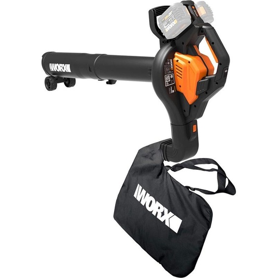 WORX WG583E.9 souffleur de feuilles sans fil 209 km/h Noir 20 V Lithium-Ion (Li-Ion)