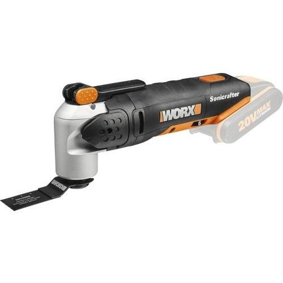WORX WX678.9, Découpe, Ponçage, Polissage, Découpe, Grattage, Multicolore, 20 000 oscillations/min, 5 000 oscillations/min, Batterie, 20 V