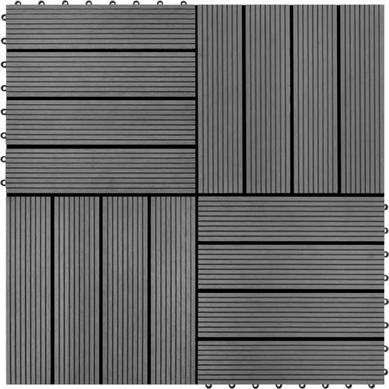 WPC Bois Carreau de terrasse Carreau de sol