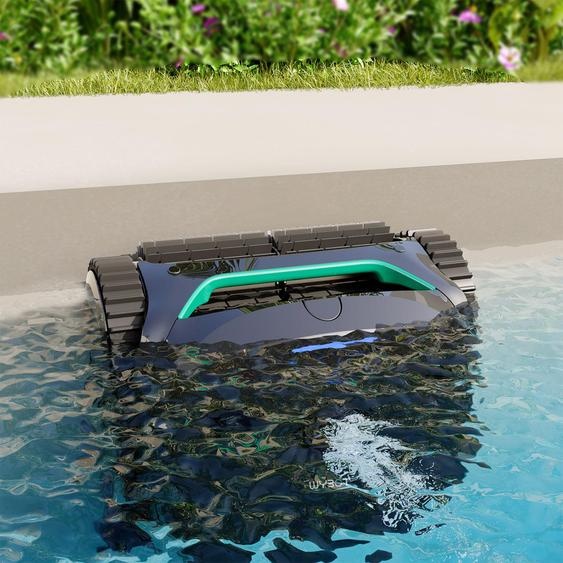 WYBOT C2 Robot de piscine sans fil avecvia application – Noir, Vert – Neuf