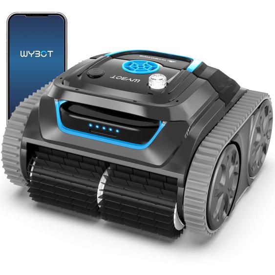 Wybot - Robot de Piscine Sans Fil S1 - Connecté, Autonome et Polyvalent pour un Nettoyage Complet