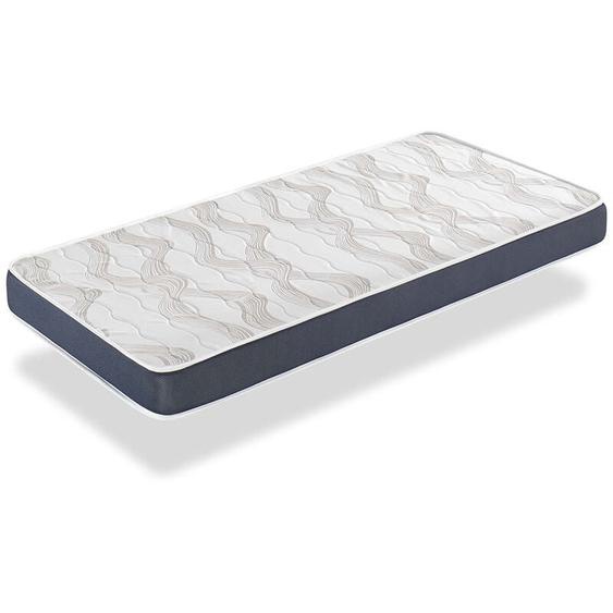 Xaluca - Matelas bebe milu bleu 70x140 Epaisseur 14 cm - Noyau mousse perfore et Anti Bacterien -dormalit