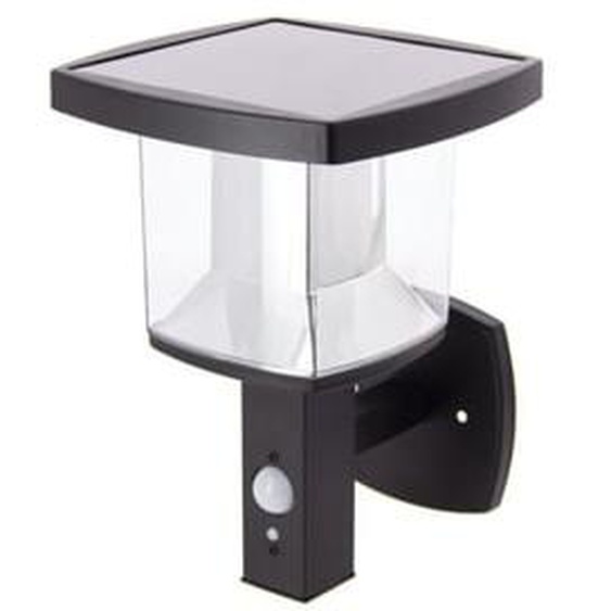 Applique murale Solaire IP44 600 Lumens - Détecteur de mouvements - 3 modes de fonctionnement - Noir