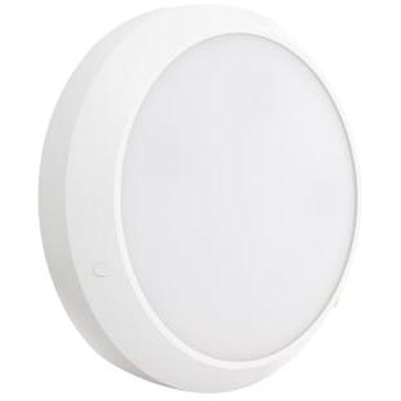 Hublot LED blanc 30 cm IP65, 2000 lumens, conso 18W, Blanc chaud