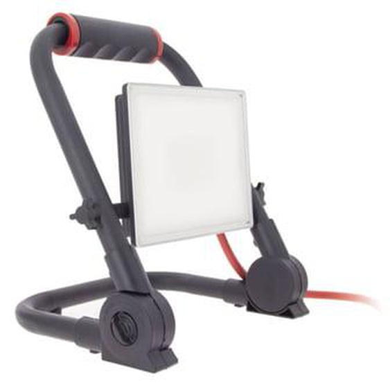 Projecteur de Chantier LED Filaire, Tête Pivotante, 30 W, 2100 Lumens