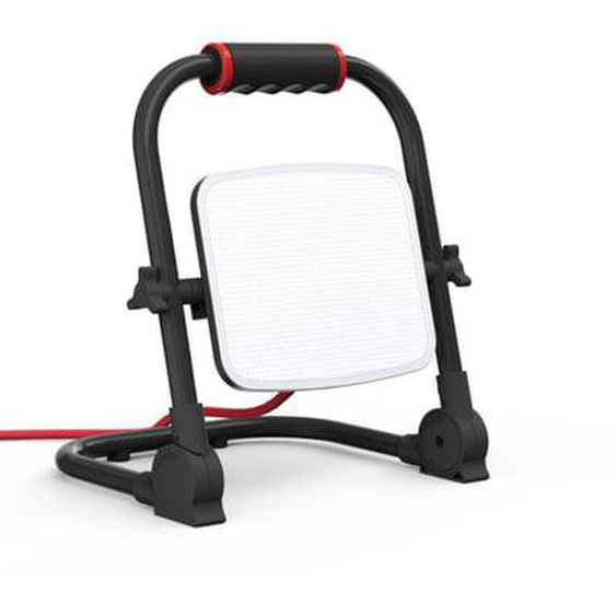 Projecteur de Chantier LED Filaire, Tête Pivotante, 50 W, 4200 Lumens