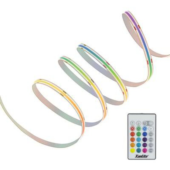Ruban LED COB 3m RVB - Extensible 6m - éclairage continu multi-mode