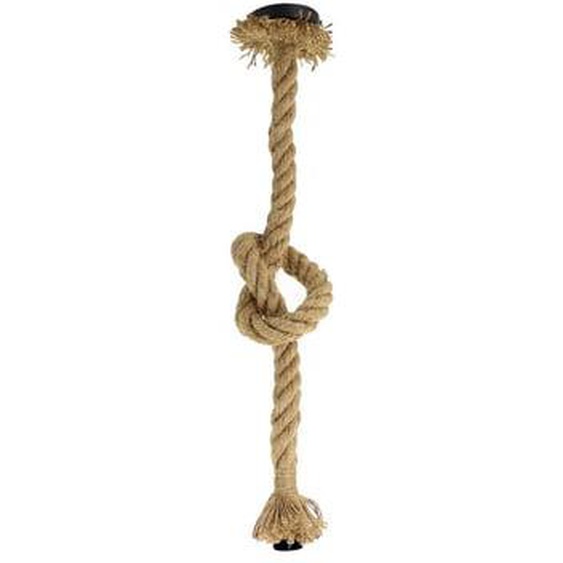 Suspension vintage, corde de chanvre, culot E27