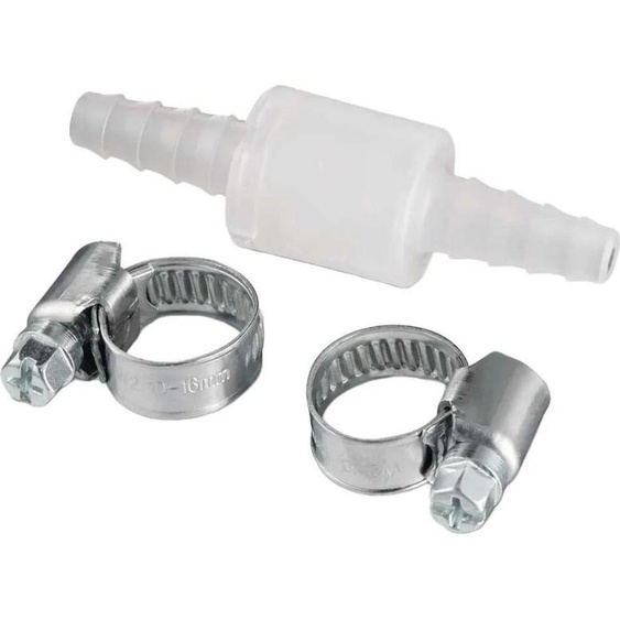 XAVAX clapet anti-retour avec 2 colliers de serrage pour max