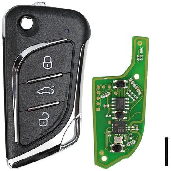 Xhorse XK Télécommande sans fil, 5 pièces/lot, compatible avec Mini Key Tool, BLANC