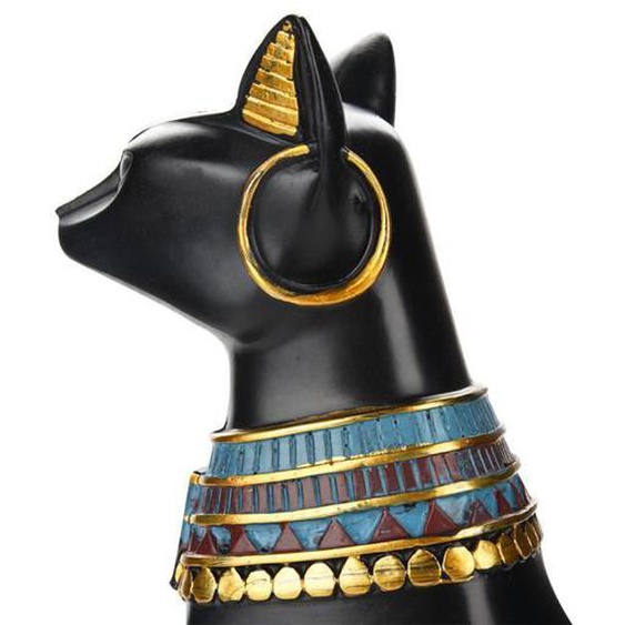 XIXIYAN Chat égyptien résine Statue Figurine ménage chambre ornement artisanat cadeaux décoration de la maison S