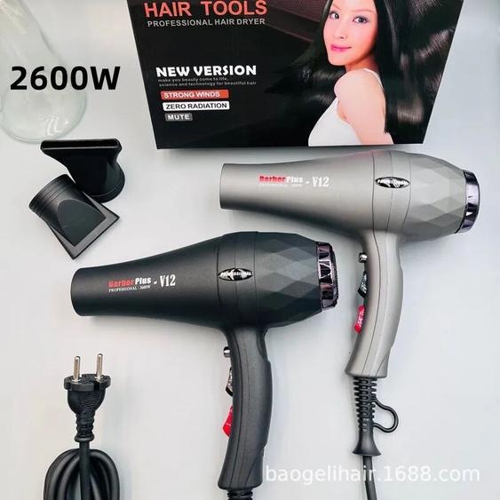 XMSJ Sèche-cheveux à séchage rapide 220V, 2600w, haute puissance, Ion négatif, Salon de coiffure, température constante, thermoélectrique
