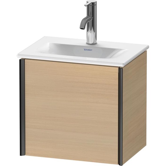 XViu Duravit vasque XV4030RB271 43x31x39,7cm, 2000 , noir mat, droite, chêne méditerranéen