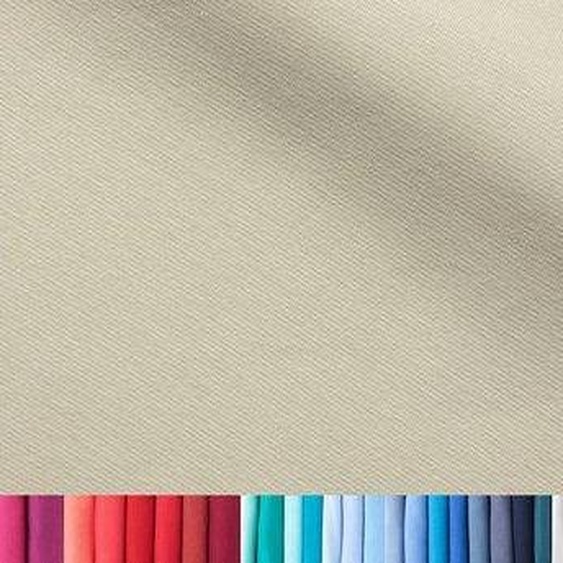XXL - Beige clair - Tissu jersey à bords-côtes - 0,25 mètre - 96 % coton, 4 % Élasthanne