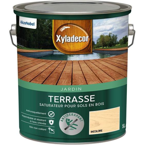 Xyladecor - Saturateur pour sol exterieur en bois - Terrasses - aspect mat incolore 5 l