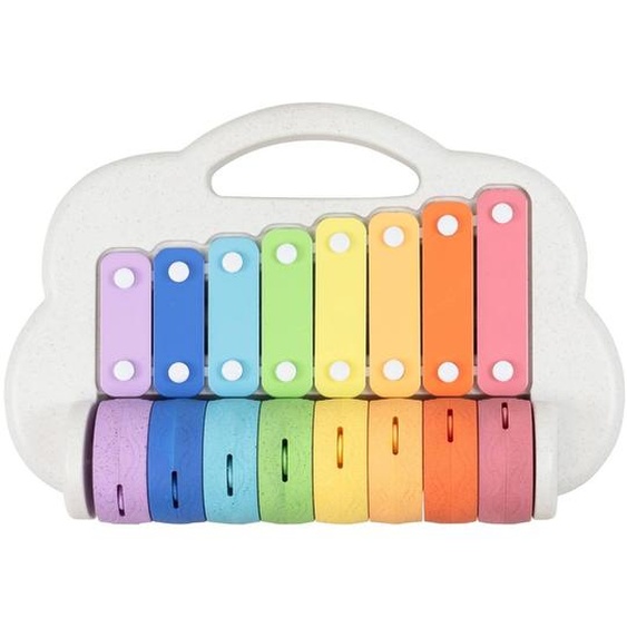 Xylophone À Rouleaux Arc-en-ciel Multicolore