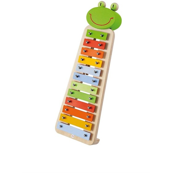 Xylophone Grenouille En Métal Vert