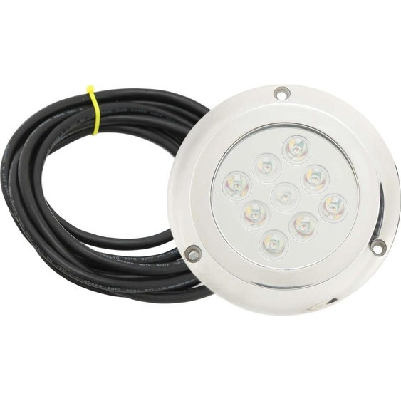 Yacht Lumière sous-marine DC 12 V -24V Verre tempéré IP68 étanche