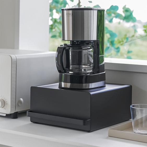 Yamazaki Tiroir noir cuisine pour plan de travail 22x11x27cm pour un espace de rangement supplémentaire