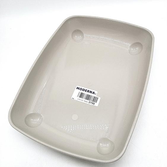 Yarro-cuvette sans un petit cadre ovale pour chatons, couleur 27,9x37x6,2cm classique gris chaud [y3617-0630 s]