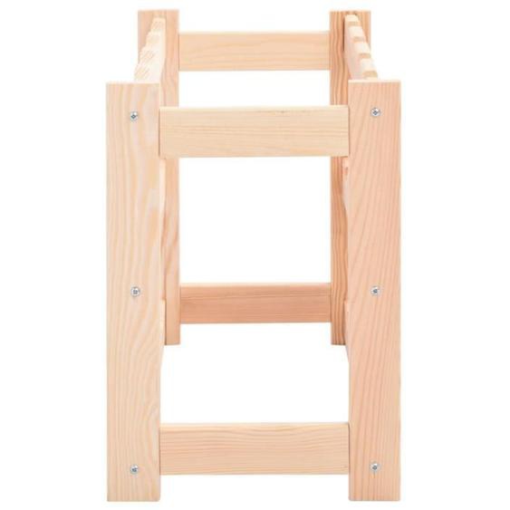 Casier à bouteilles - KEENSO - Pinède 92428 - Bois massif - 12 bouteilles - 43x25x38 cm