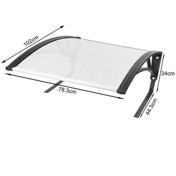 YIPEEMA. Garage pour Robot Tondeuse / Toit de Garage pour Tondeuse robot / 102 x 78 x 34 cm / Transparent.