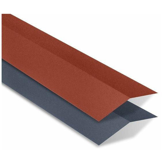 Yousteel - Faîtière double pour tôle tuile bacacier Tuile r® Coloris: Brun mat - Dimension: 2100 mm Longueur