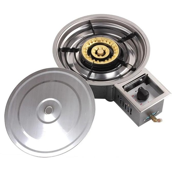 YunlinLi Cuisinière à gaz à économie dénergie cuisinière à gaz commerciale chaudière à feu soupe table de cuisson à gaz hôtel fogones de gaz para cocina