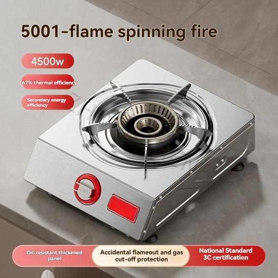 YunlinLi Cuisinière à gaz liquéfié 5,2 kw, gamme unique, économie dénergie, Protection contre les flammes, poêle à feu féroce