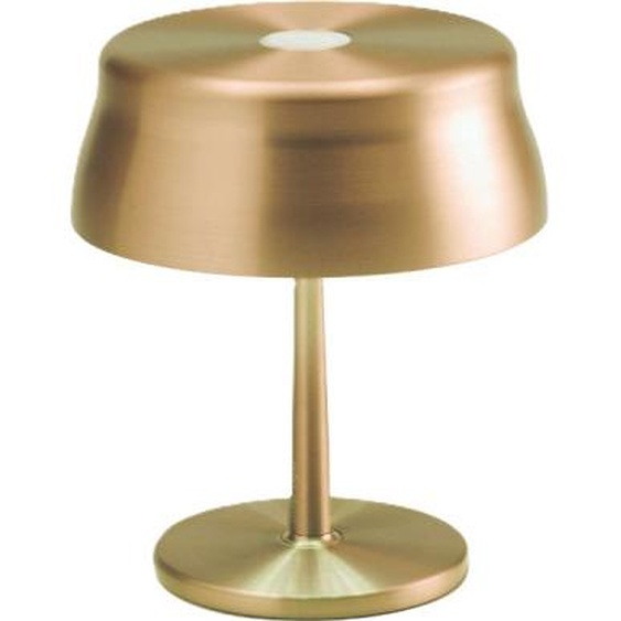 Zafferano Sister Light Mini lampe de table LED connectée Wi-Fi, dorée, rechargeable et à intensité variable - 2200-2700-3000-4000 K, 3,2 W, h17 cm