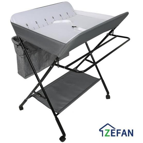 ZEFAN PLAN A LANGER pliable réglable Tissu Oxford (gris+noir)