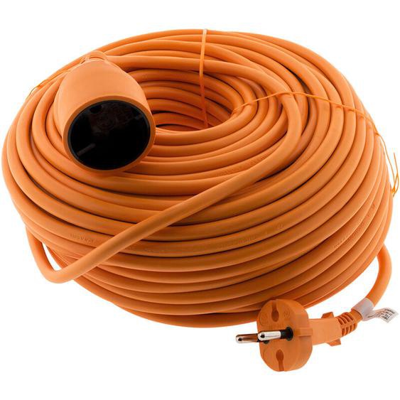 Zenitech - Prolongateur sans terre 16A HO5VV-F 2x1,5mm² 40m - Orange