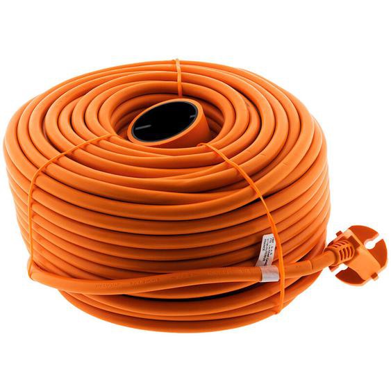 Zenitech - Prolongateur sans terre 16A HO5VV-F 2x1,5mm² 50m - Orange