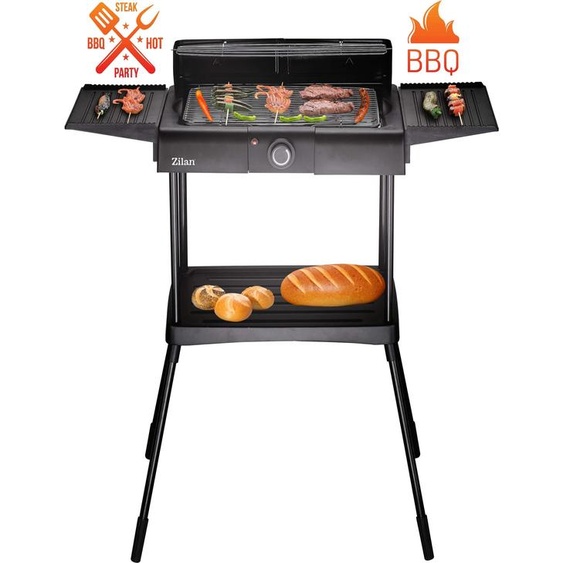 Zilan 2in1 Grill | Grill électrique | Grill de table | Grill de fête | 2400 Watt