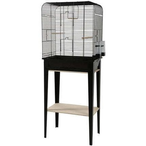 Zolux Birdcage loft chic avec meubles noirs