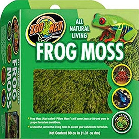 Zoo Med CF3-FME All Natural Frog Moss, 1.31 l, mousse naturelle, augmente lhumidité dans le terrarium