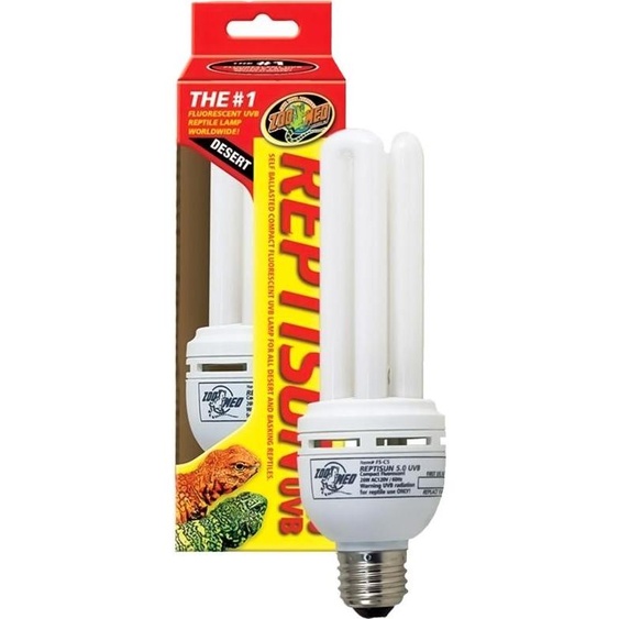 ZOOMED ReptiSun - Mini 10.0 UVB 26W ampoule zoomée